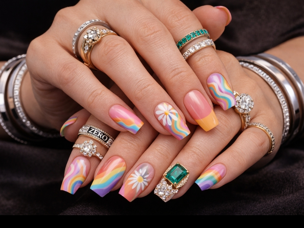 Elegant & Beautiful Press-On Artificial Nail Extensions in Pakistan